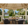 PALMAKO BETTY 9.90 drvena pergola 9.90 m2 , 103879 prirodno neobrađeno drvo