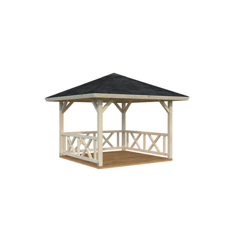 PALMAKO BETTY 9 drvena pergola 9 m2 , 103798 prirodno neobrađeno drvo