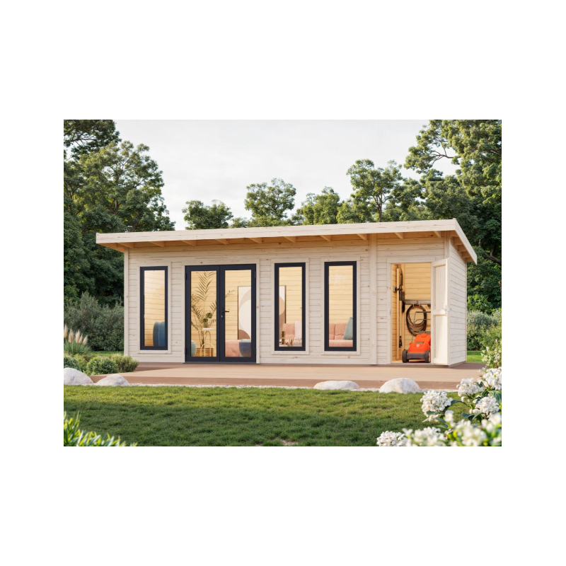 PALMAKO AURELIA 44  drvena kućica/kabina , 19.20 m2, prirodno neobrađeno drvo, 121131