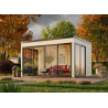 PALMAKO SERENA SET 2 SLIDE 44 drvena kućica/kabina , 12.60 m2, prirodno neobrađeno drvo , 121285