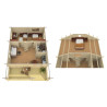 VALWOOD Europa drvena kuća 75.50 m2 , dvije etaže, 70 mm