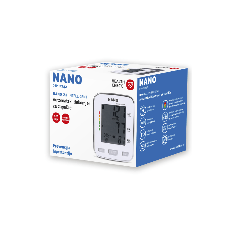 Nano Z1 Intelligent tlakomjer za zapešće  Nedostupno