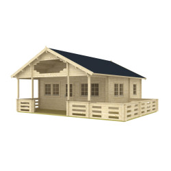 VALWOOD Mantova drvena kuća 55.30 m2 , dvije etaže, 70 mm