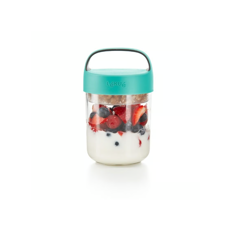 LEKUE 884948  Staklenka za ponijeti, 400 ml