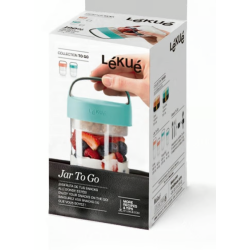 LEKUE 884948  Staklenka za ponijeti, 400 ml