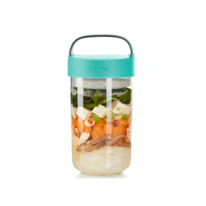 LEKUE 888304  Staklenka za ponijeti, 600 ml