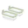 LEKUE 890307 posude za Friteze ( Airfyer ) na vrući zrak Dual Glass Dishes Set od 2 komada