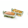 LEKUE 890307 posude za Friteze ( Airfyer ) na vrući zrak Dual Glass Dishes Set od 2 komada