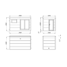 PALMAKO GRACE drvena sauna sa aluminijskim vratima i prozorom , 8.20 m2, prirodno neobrađeno drvo