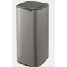 BRABANTIA 238260 TOUCH BIN, 30 litara, kanta za otpad, platinum