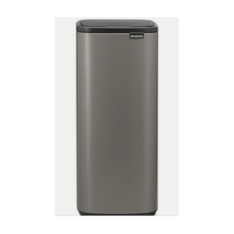BRABANTIA 238260 TOUCH BIN, 30 litara, kanta za otpad, platinum