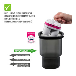 GEFU 16601 PURALIS  filteri zastakleni vrč za filtraciju vode, 2 komada