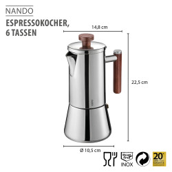 GEFU 16391 inox/drvo...