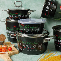 Metalac lonac ITALIAN FOOD 20cm/5.10 litara, i za INDUKCIJU