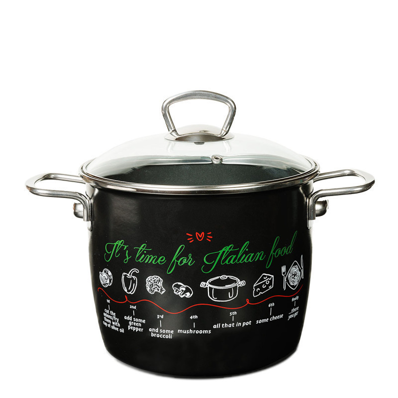 Metalac lonac ITALIAN FOOD 20cm/5.10 litara, i za INDUKCIJU