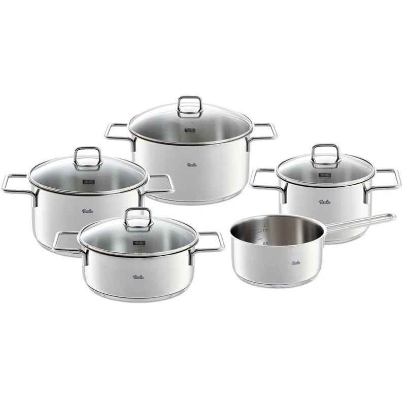 FISSLER LumiTherm 5-dijelni set lonaca sa staklenim poklopcima, 086-116-05-000/0