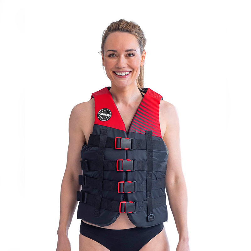 JOBE 4 Buckle Vest Red – unisex prsluk za sportove na vodi