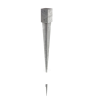 PALMAKO 107487 stupna noga s utorom 70 x 70 mm