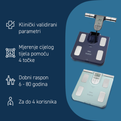 OMRON BF511 dijagnostička vaga za analizu tjelesnog sastava, tirkizna