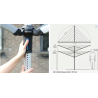 BRABANTIA 100246 vanjsko sušilo za rublje, 50 m kapacitet