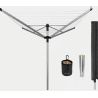 BRABANTIA 100246 vanjsko sušilo za rublje, 50 m kapacitet