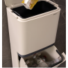 BRABANTIA 275005 SortUp Hi , 20 + 25 litara, kant za otpad, soft bež