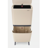 BRABANTIA 275005 SortUp Hi , 20 + 25 litara, kant za otpad, soft bež