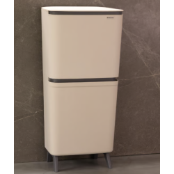 BRABANTIA 275029 SortUp Hi , 20 + 10+10 litara, kant za otpad, soft bež