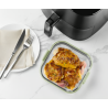 LEKUE 890321 kvadratna posuda za Friteze ( Airfryer ) na vrući zrak Glass Dish