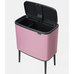 BRABANTIA 255328 Touch Bin, 11 + 23 litara, kanta za otpad, lilac pink boja