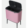 BRABANTIA 255328 Touch Bin, 11 + 23 litara, kanta za otpad, lilac pink boja