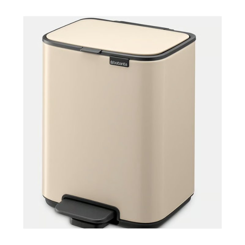 BRABANTIA 237829 Bo Pedal Bin, kanta za otpad, 4 litre, soft bež