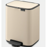 BRABANTIA 237829 Bo Pedal Bin, kanta za otpad, 4 litre, soft bež
