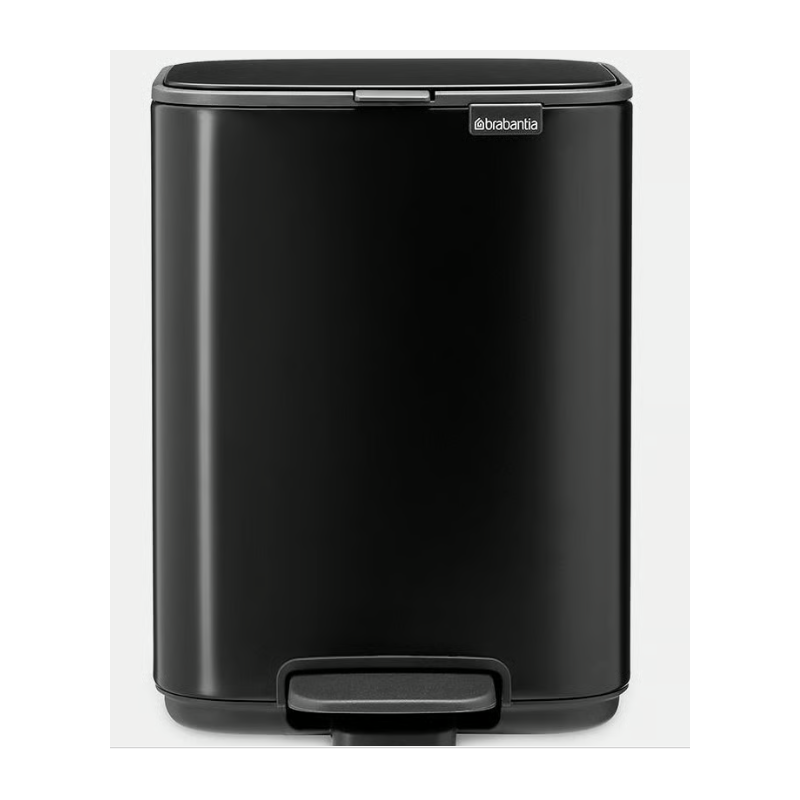 BRABANTIA 237805 Bo Pedal Bin, kanta za otpad, 4 litre, matt crna