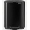 BRABANTIA 237805 Bo Pedal Bin, kanta za otpad, 4 litre, matt crna