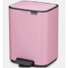 BRABANTIA 255342 Bo Pedal Bin, kanta za otpad, 4 litre, lilac pink