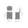 BRABANTIA 236884 Bo Pedal Bin, kanta za otpad, 7 litara, bijela