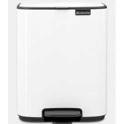BRABANTIA 236884 Bo Pedal Bin, kanta za otpad, 7 litara, bijela