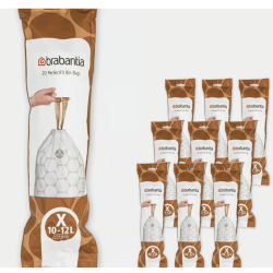 BRABANTIA 138089 vrećice MULTIPAK, oznaka X, za kante od 10-12 litara, 200 komada ( 10 X 20 kom )