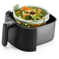 LEKUE 890345 okrugla posuda za Friteze ( Airfryer ) na vrući zrak Glass Dish