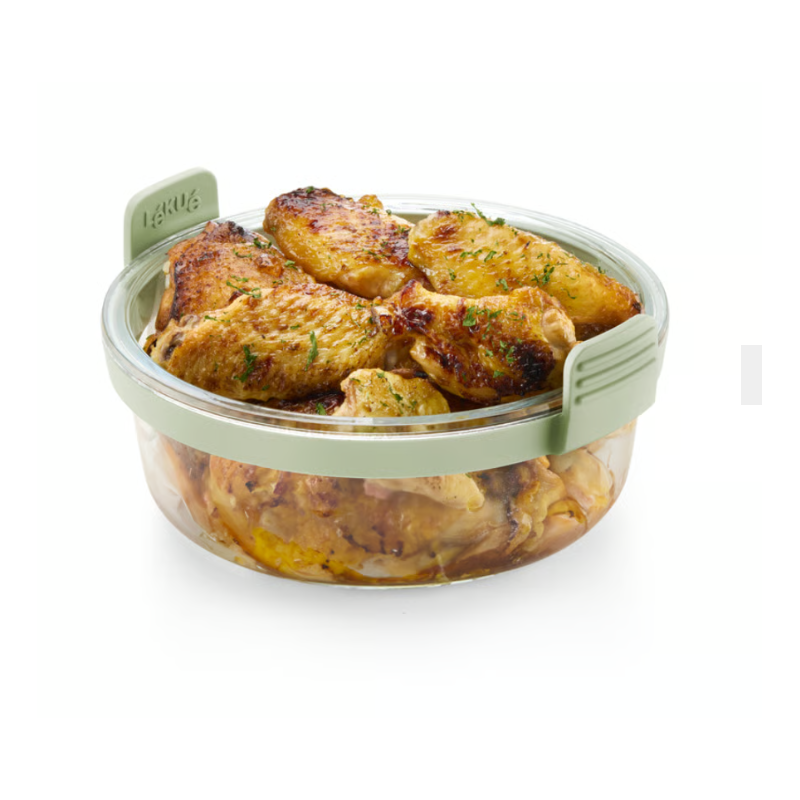 LEKUE 890345 okrugla posuda za Friteze ( Airfryer ) na vrući zrak Glass Dish