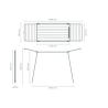 BRABANTIA 232442 stalak za sušenje rublja 22 m kapacitet, mat crni