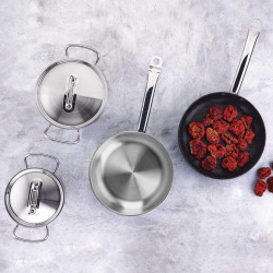 KORKMAZ Proline, A1150 , set inox posuđa  9-dijelni, i za INDUKCIJU
