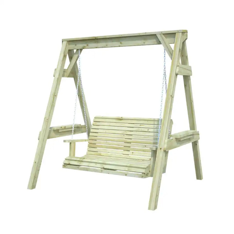 PALMAKO SIGRID drvena ljuljačka-klupa za dvoje, 193 cm širina