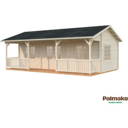 PALMAKO SANDRA 44 drvena vrtna kućica, 25,6 m2, terasa 11,1 m2