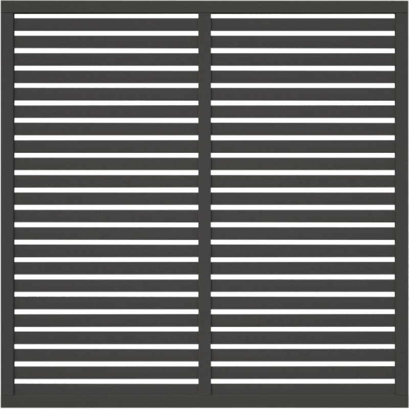 PALMAKO NINA 1 vrtna ograda/panel , 1800 x 1800 mm, siva ( 2 sloja )