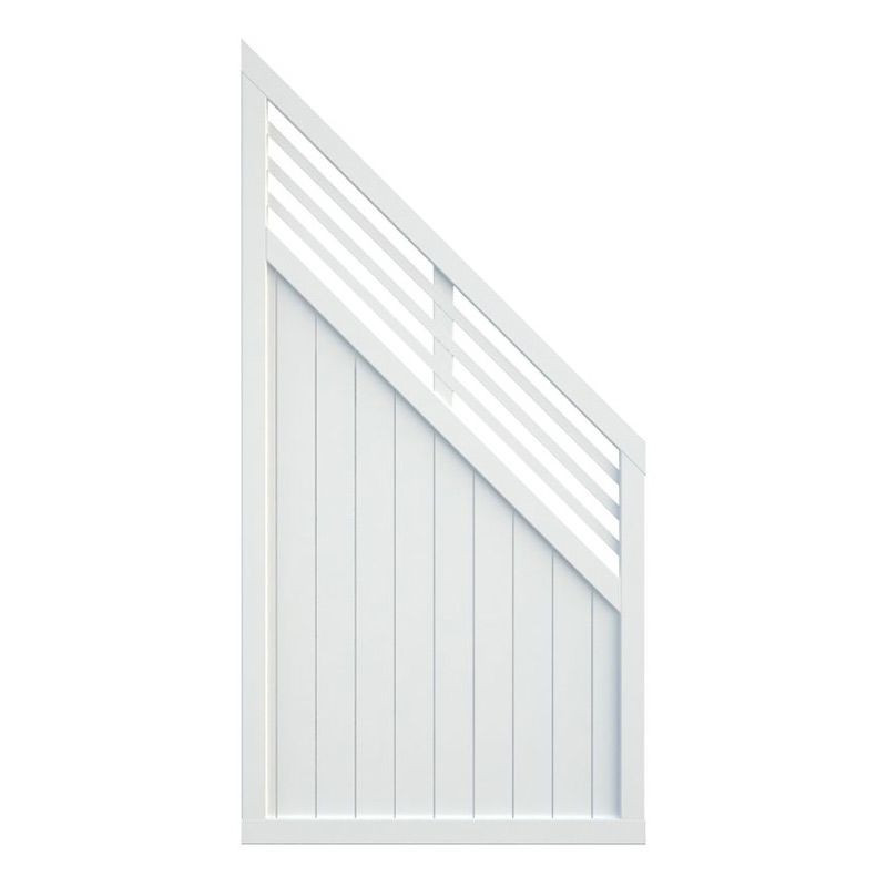 PALMAKO REENA 3 vrtna ograda/panel , 1800 x 900 mm, bijela ( 2 sloja )