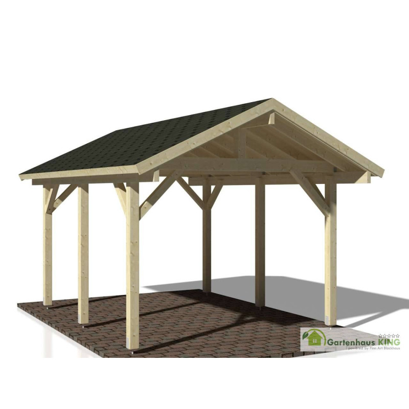 PALMAKO ROBERT drvena nadstrešnica za auto  11,7 m2