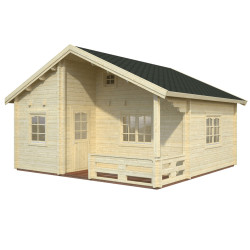 PALMAKO EMILY 70 drvena vrtna kućica, 40,1 m2, terasa 5,2 m2