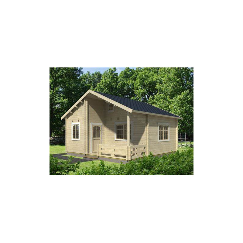 PALMAKO EMILY 70 drvena vrtna kućica, 40,1 m2, terasa 5,2 m2